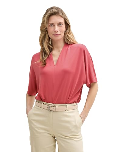TOM TAILOR 1045553 Camiseta, 11016-Berry Red, 3XL Mujeres - Mode & Vêtements en promo à 12.64€