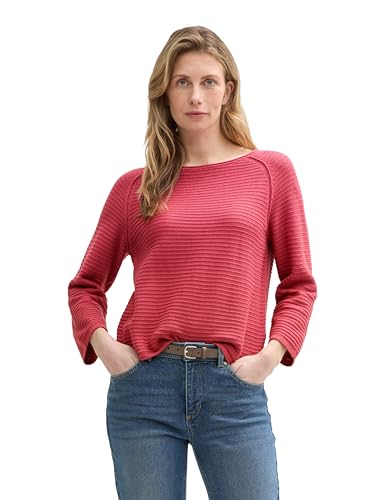 TOM TAILOR Suéter de Mujer, 11016 - Berry Red, XXXL - Mode & Vêtements en promo à 12.50€