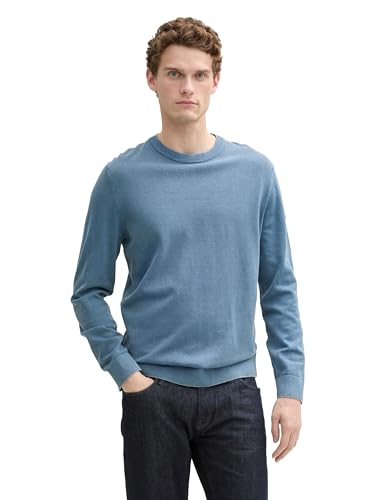 TOM TAILOR Maglione da Uomo, 36985 - Mystical Blue, S - Amazon Italy à 13.14€