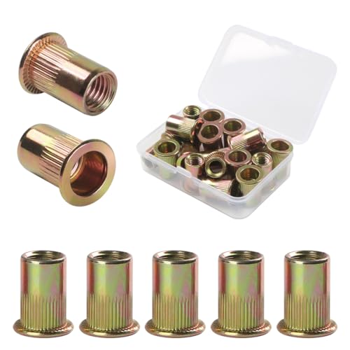 FOMGIIN 20 Pezzi M8 Dado per Rivetto in Zincato Acciaio al... - Auto & Moto en promo à 9.06€