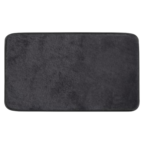 Gedy Tapis de Bain Fuzzy 80 x 50 cm Noir - Maison & Cuisine en promo à 21.28€