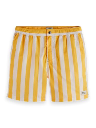 Scotch & Soda Mid Length Swimshort Short de Surf, Yellow... - Sports & Fitness Amazon France à 31.78€