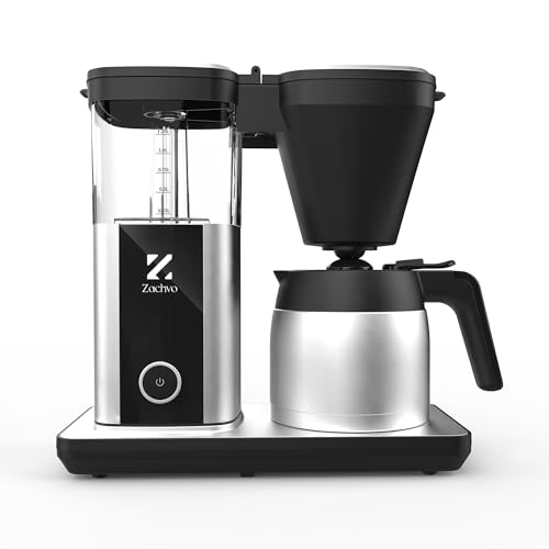 ZACHVO Filterkaffeemaschine mit 1,25L Thermoskanne, 4,5... - Maison & Cuisine Amazon Allemagne à 58.94€