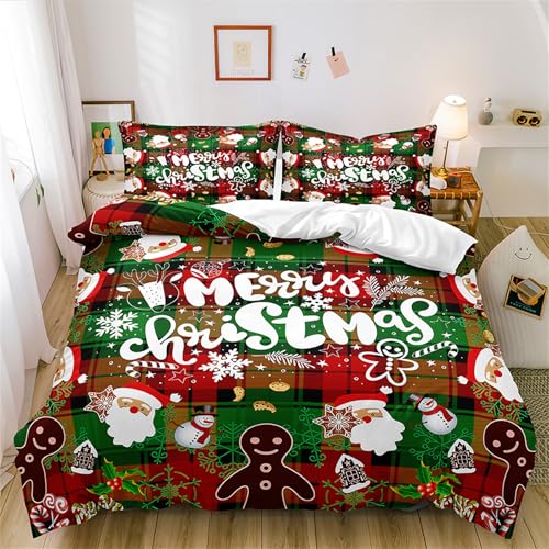 Gezu Ropa de cama de Navidad 135x200cm para niñas y niños... - Amazon Espagne à 12.55€