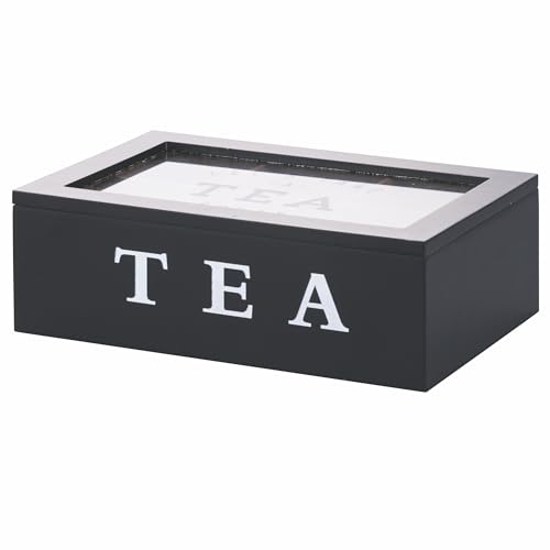 Scatola porta tè e tisane, 6 slot interni, colore nero... - Pet Supplies Amazon Italy à 22.36€