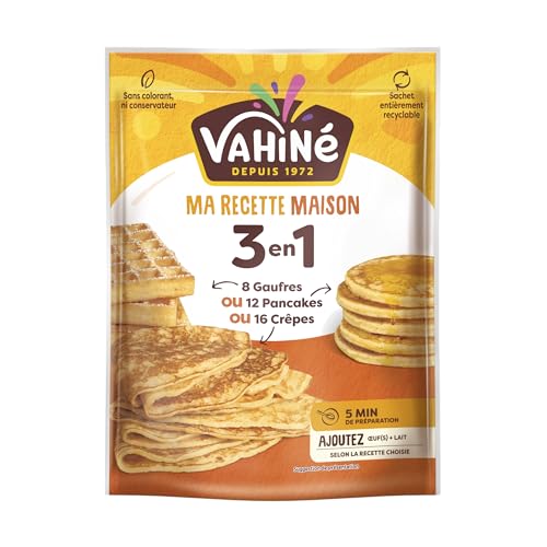 VAHINÉ - Préparation 3 en 1, Préparation pour pâte à... - Maison & Cuisine Amazon France à 1.85€