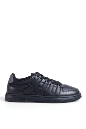 HUGO Hadrian_Tenn_lgpu, Tennis Uomo, Black, 42 EU - High-Tech & Électronique en promo à 78.74€