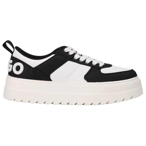HUGO Lyssa_Tenn_txbc, Zapatillas Mujer, Open White, 41 EU - Amazon Espagne à 32.08€