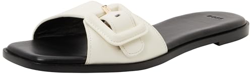 BOSS Charlize_Slid10_VCBK, Deslizar Mujer, Open White, 36 EU - Mode & Vêtements en promo à 31.13€