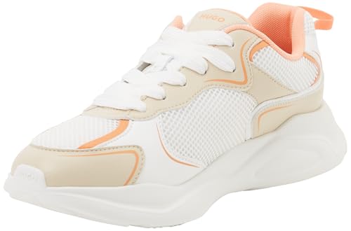 HUGO Leon_Runn_mepu, Zapatillas Mujer, Open White, 41 EU - Amazon Espagne à 37.75€