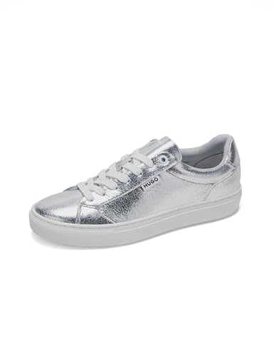 HUGO Morrie_Tenn_crk, Zapatillas Mujer, Silver, 39 EU - Mode & Vêtements Amazon Espagne à 38.04€
