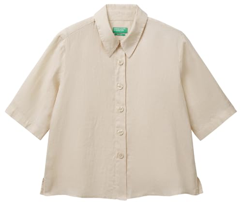 United Colors of Benetton Chemise, Beige, X-Large - Sports & Fitness Amazon France à 38.39€
