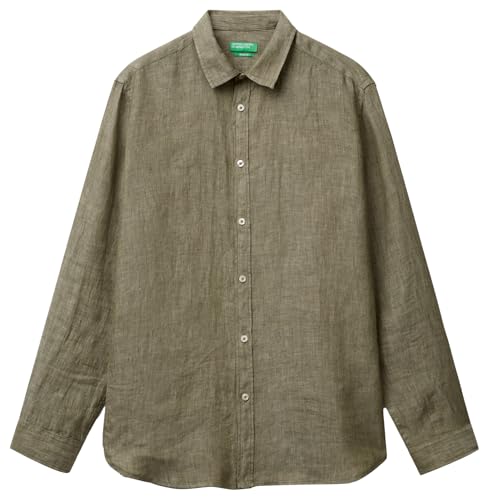 United Colors of Benetton Hemd, grün, XL - Deal Amazon à 43.76€