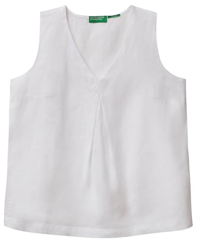 United Colors of Benetton Bluse, Weiß, X-Small - Sports & Fitness Amazon Allemagne à 22.82€