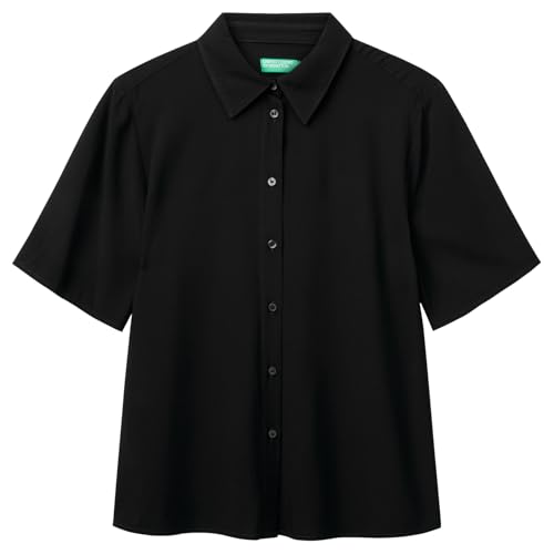 United Colors of Benetton Chemise, Noir, Medium en promo à 30,17€ (-57%) sur Amazon FR