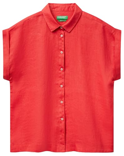 United Colors of Benetton Hemd, rot, Small - Sports & Fitness en promo à 40.87€