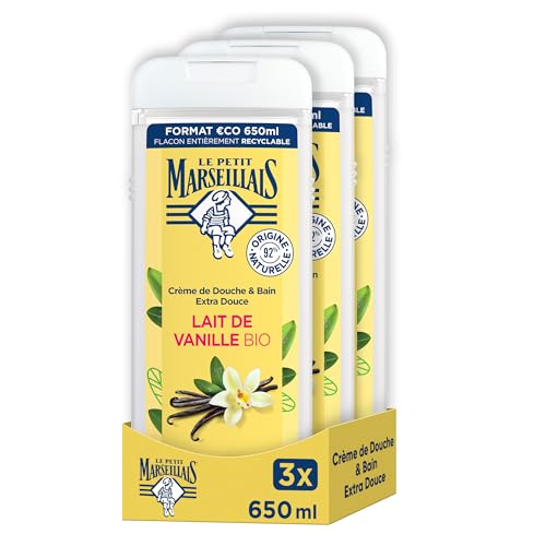 Le Petit Marseillais Crème de Douche Extra Douce Lait de... - Beauté & Parfums en promo à 13.77€