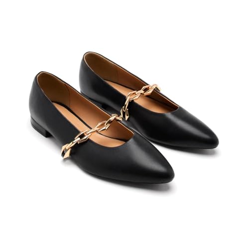 GIOSEPPO Hallie, Scarpe Piatte Mary Jane Donna, Nero, 37 EU - Auto & Moto en promo à 62.84€