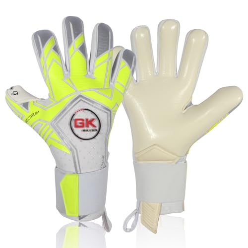 GK Saver Football Goalkeeper Goalie Gloves | Anti-Slip Grip... - Sports & Fitness en promo à 20.75€