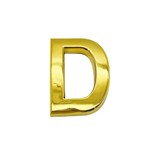 NanTun 3D Gold Hausnummern Briefkasten Buchstabe D... - Fournitures Bureau Amazon Allemagne à 1.99€