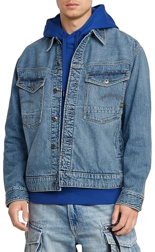 G-STAR Para Hombre Chaqueta Dakota, Azul (faded outburst... - Mode & Vêtements Amazon Espagne à 44.49€