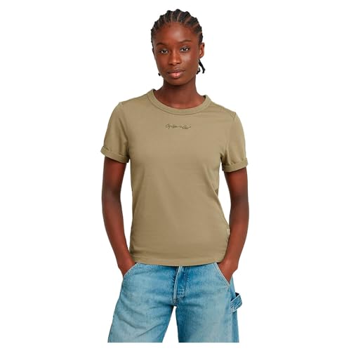 G-STAR Para Mujer Camiseta Embro G-Script Logo, Verde... - Mode & Vêtements en promo à 7.95€