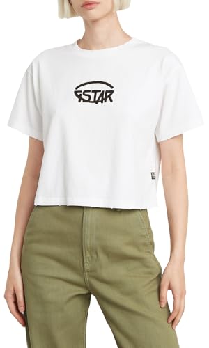 G-STAR Cropped Logo Relaxed r t - Amazon Allemagne à 8.94€