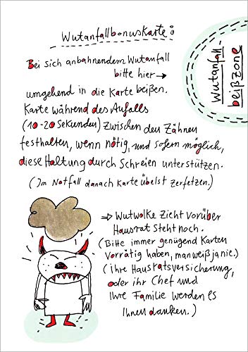 Postkarte Besinnliches Wutanfallbonuskarte: Bei sich... - Loisirs Créatifs Amazon Allemagne à 1.29€