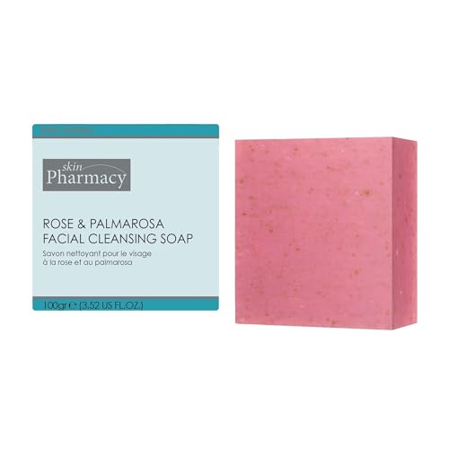 Skin Pharmacy Rose Facial Cleansing Bar 100g | Luxurious... - Sports & Fitness en promo à 5.99€