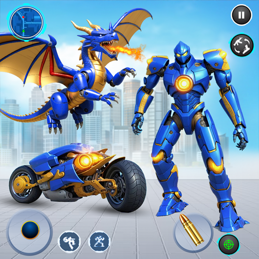 Flying Dragon Robot Mech War: Open World Robot Fighting... - Jouets & Jeux Amazon Royaume-Uni à 2.24€