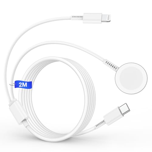 Cavo di ricarica 2 in 1 per Apple Watch e iPhone, cavo di... - Bon plan à 4.78€