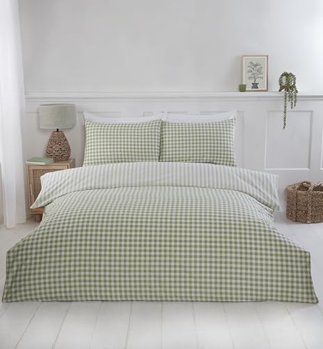 Rapport Home Bettwäsche-Set mit Gingham-Karo-Muster... - Maison & Cuisine Amazon Allemagne à 39.49€