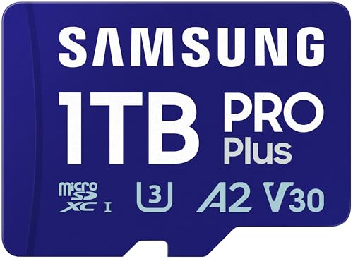 Samsung PRO Plus (2023) microSD-Karte + SD-Adapter, 1 TB... - High-Tech & Électronique Amazon Allemagne à 124.50€