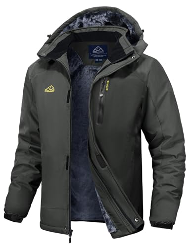 Rdruko Chaqueta de esquí para hombre, chaqueta de invierno... - Sports & Fitness en promo à 56.89€