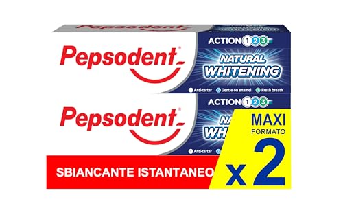 Pepsodent Dentifricio sbiancante naturale al fluoro e... - Santé & Bien-être Amazon Italie à 2.60€