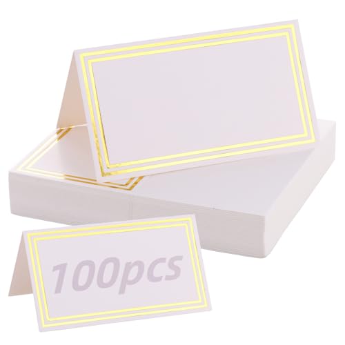 Aselected 100 Pcs Table Place Cards, 10 x 9 cm Gold Foil... - Auto & Moto Amazon Royaume-Uni à 5.14€