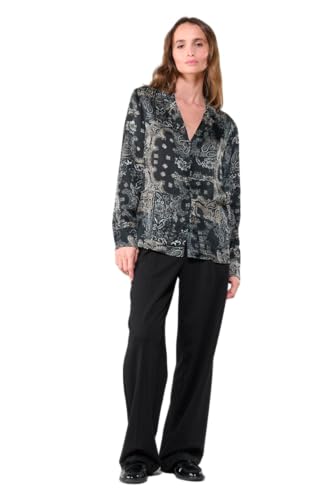 Le Temps des Cerises Chemise Morena Noire à Motif Cachemire - Mode & Vêtements en promo à 7.00€