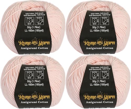 Rome Yarn Filato Cotone Amigurumi | 50% Cotone, 50%... - Sports & Fitness Amazon Italie à 8.36€