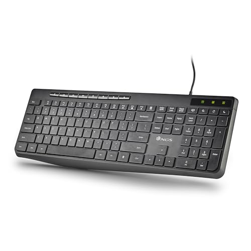 NGS Spectra – Kabelgebundene Computer-Tastatur, flach über... - High-Tech & Électronique Amazon Allemagne à 8.04€