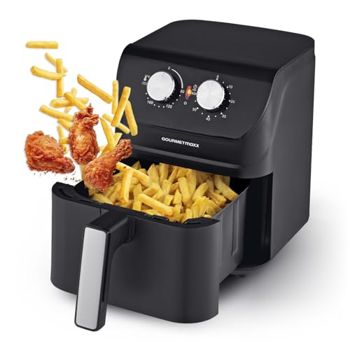 GOURMETmaxx Friteuse à air chaud 4L | Combinaison... - Beauté & Parfums Amazon France à 47.98€