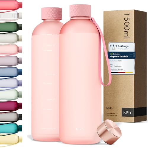 KIVY Tritan-Wasserflasche 1,5 Liter - Kohlensäure geeignet... - Sports & Fitness Amazon Allemagne à 22.93€