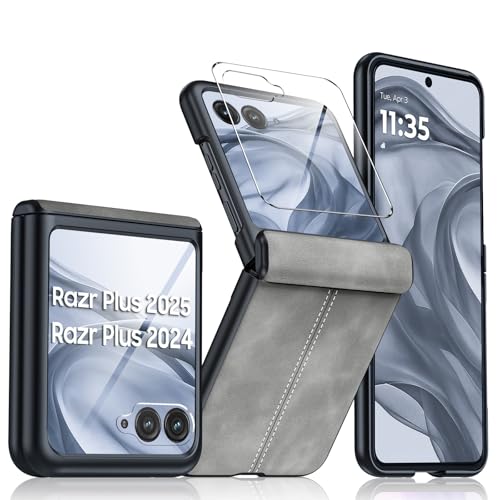 BSNRM for Motorola razr+ Plus 2024 Case, Built-in Screen... - High-Tech & Électronique en promo à 9.49€