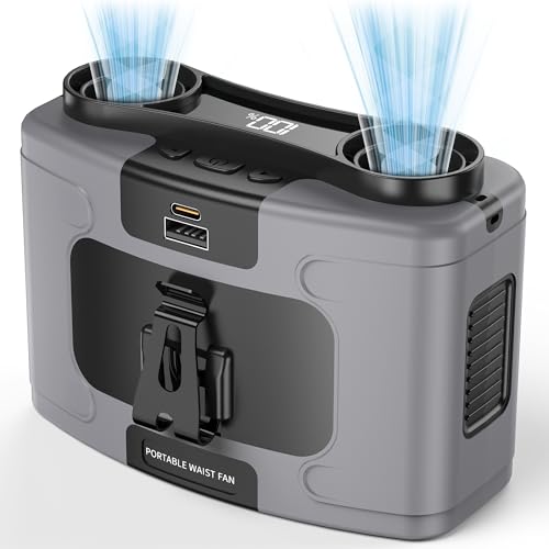 PANERGY Ventilador de cintura portátil, 20000 mAh, funciona... - Maison & Cuisine en promo à 80.14€