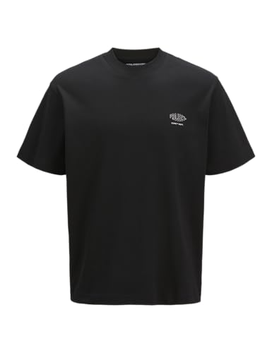 Jack & Jones Jcoconcrete Globe Tee SS Crew Neck, Black, L - Amazon Royaume-Uni à 6.13€