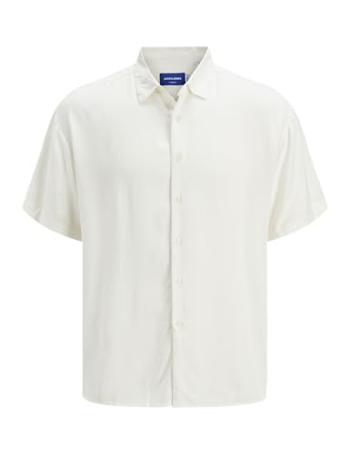 JACK & JONES Shirt Jorjoshua-Camiseta Viscosa SS, Cloud... - Nouvelle promo Amazon à 21.37€