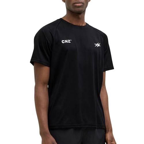 JACK & JONES Camiseta Deportiva para Hombre CNZ, Negro 1, S - Mode & Vêtements Amazon Espagne à 8.19€