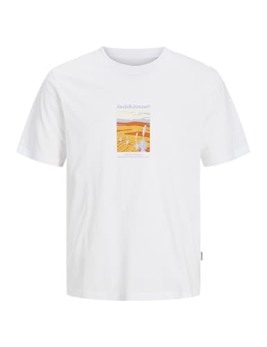 JACK & JONES Jorsplit Graphic Front Tee SS Crew Neck, Blanc... - Maison & Cuisine Amazon France à 8.01€