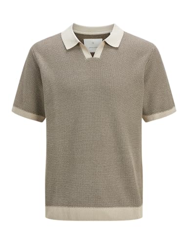 JACK & JONES Jprcceaston Knit Split Neck Ss - Maison & Cuisine Amazon Allemagne à 15.80€