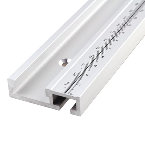 GIVIHGETI Riel de inglete en T con escala, 45 tipo 800 mm... - Auto & Motorcycle Amazon Spain à 24.37€