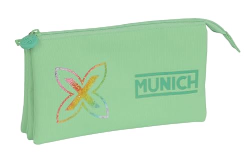 Safta MUNICH PISTACHO - Trousse triple, trousse pour... en promo à 10,24€ (-46%) sur Amazon FR